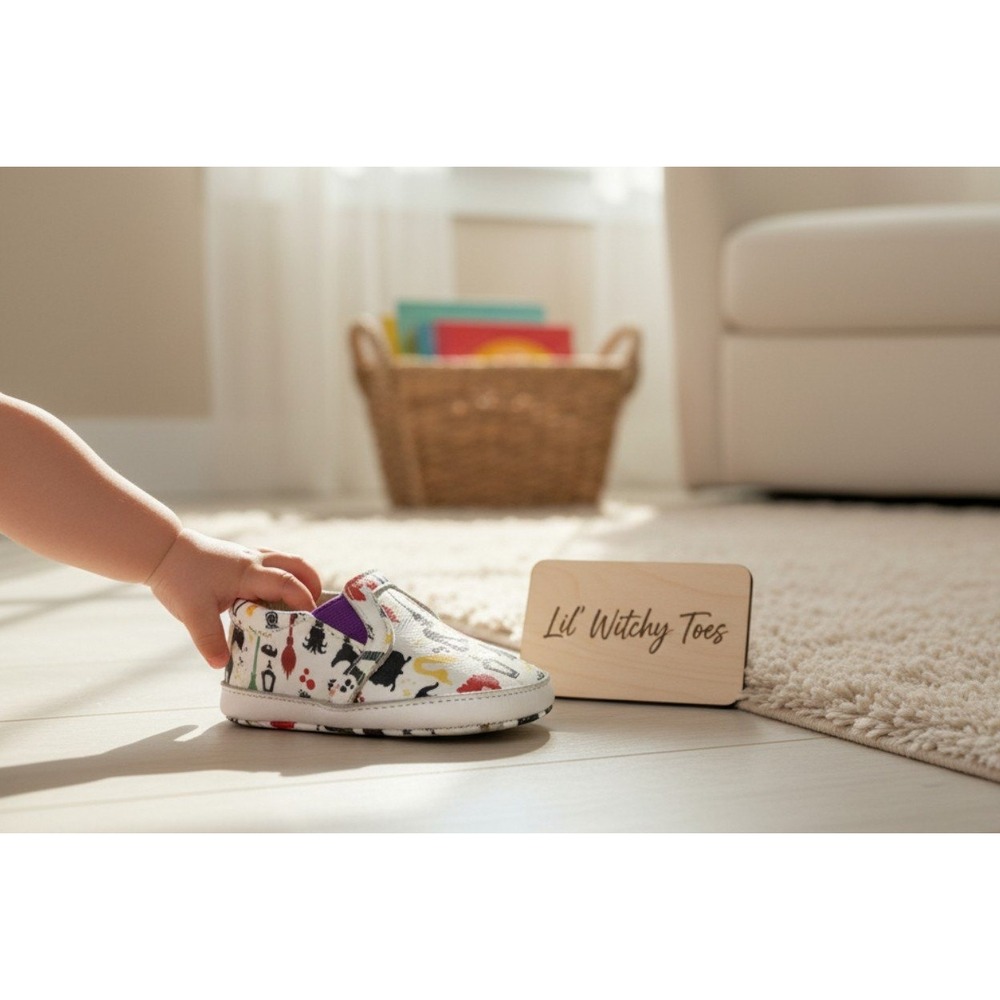 Monkey feet infant shoes size 6-12 months